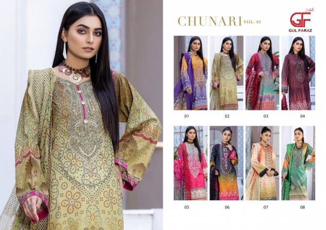 Chunari Chapter 2 Pure Jam Printed Wholesale Pakistani Dress Material